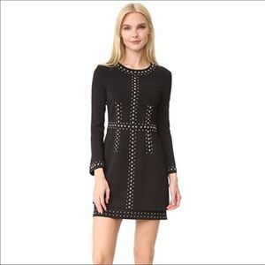 A.L.C. | Madison black studded mini dress